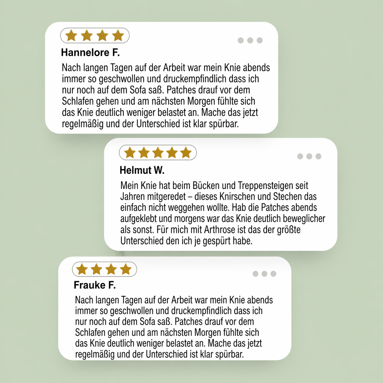 Arthropflaster - Für gesunde Knie